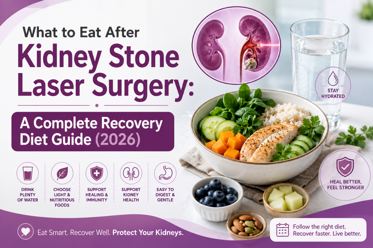 What to Eat After Kidney Stone Laser Surgery: A Complete Recovery Diet Guide (2026)