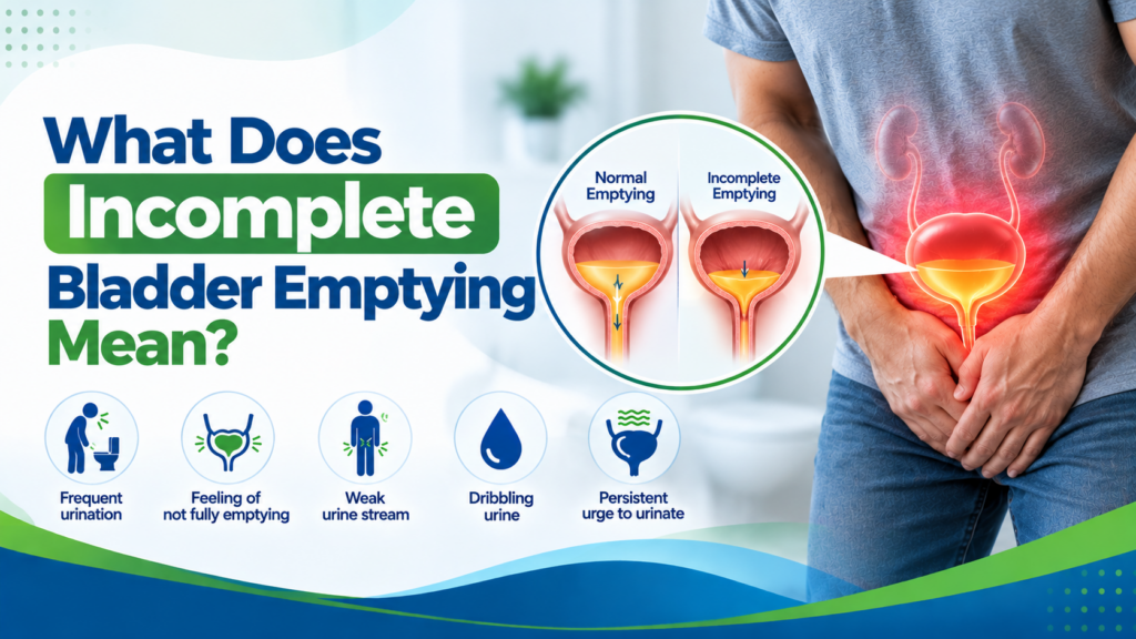 What Does Incomplete Bladder Emptying Mean?